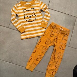 Hanna Andersson Disney Winnie the Pooh Pajama Set Size 3